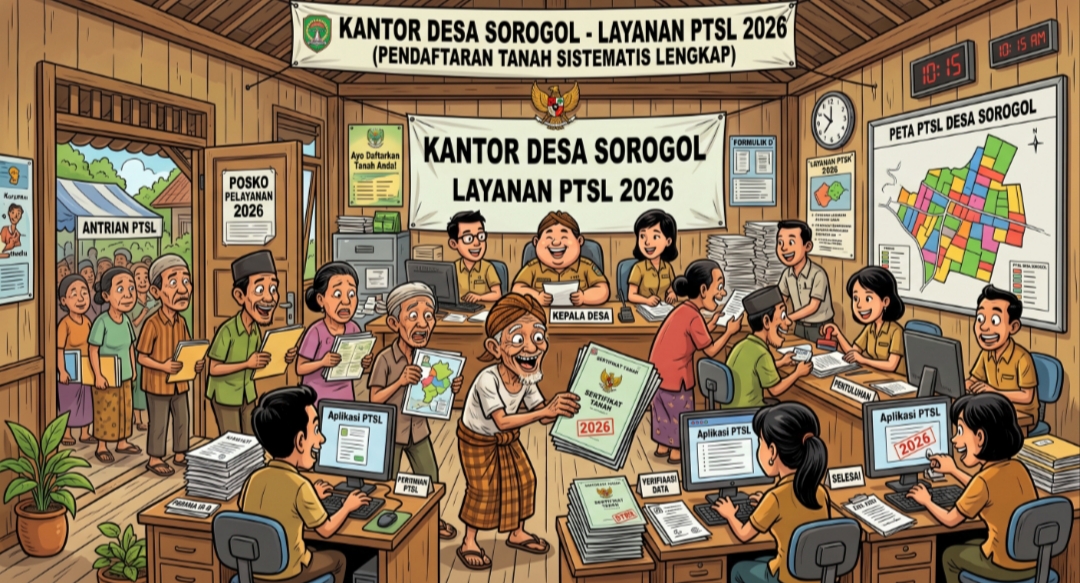 Warga Desa Sorogol Terbantu Program PTSL, Biaya Lebih Ringan Dibanding Sertifikat Mandiri