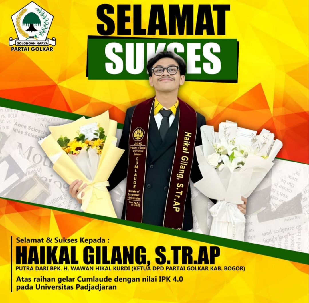Prestasi Gemilang! Putra Wawan Hikal Kurdi Raih Cumlaude di Universitas Padjadjaran