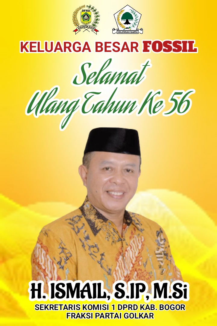 FoSSiL Ucapkan Selamat, H. Ismail Genap 56 Tahun: Doa dan Dukungan Mengalir dari Cigombong
